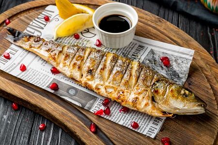 Форель на углях