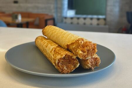 Трубочки с масленным кремом