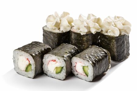 Сливочный ролл с крабом