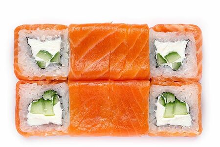 Филадельфия с лососем холодного копчения