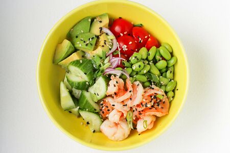 Поке с креветками