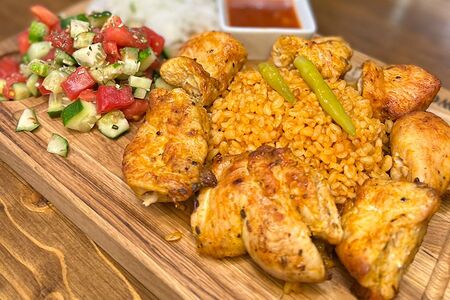 Шашлык из куриных грудок