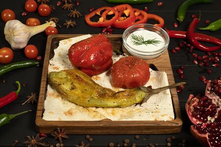 Овощи на мангале