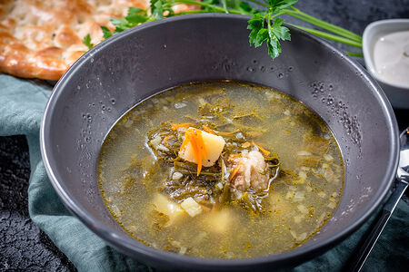 Суп Щи зеленые с телятиной