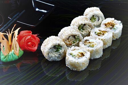 Ролл Сливочный угорь