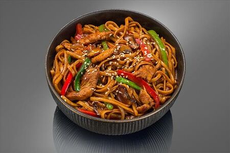 Удон с курицей