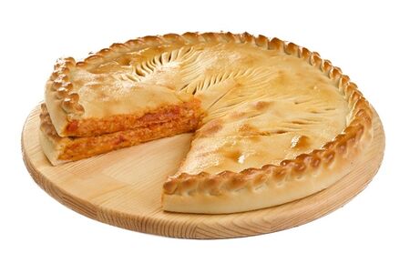 Пирог Томат-моцарелла с пепперони