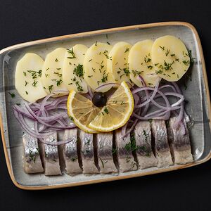 Филе сельди с картофелем