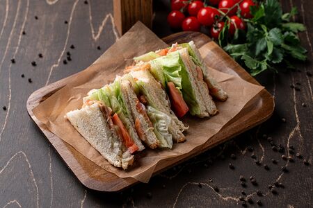 Сэндвич с семгой