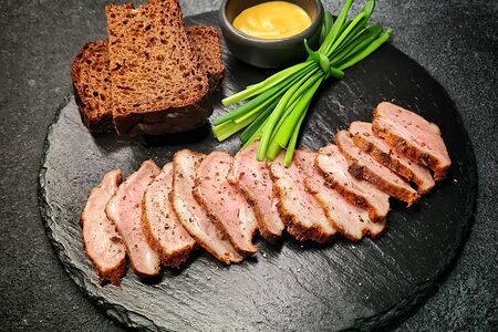 Сало горячего копчения