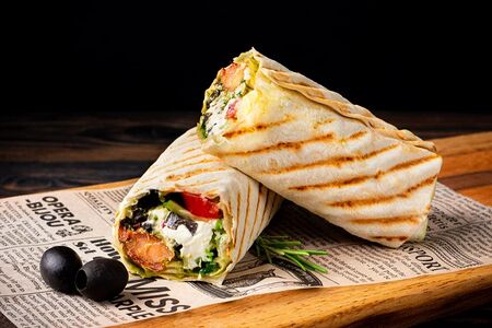 Шаурма креветка-песто