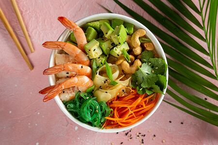 Поке с креветками большая порция