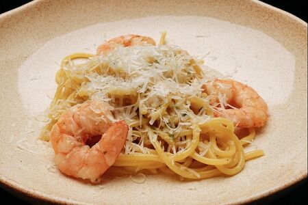 Паста с креветками