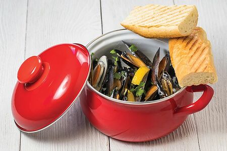 Мидии в сливочном соусе