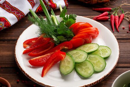 Овощная тарелка