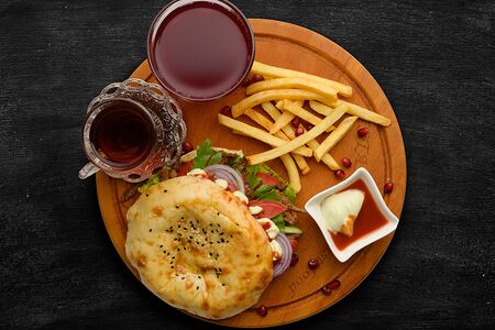 Донер Питэ комбо куриный