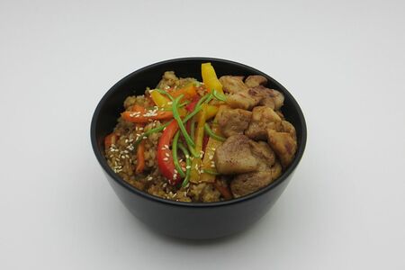 Рис со свининой