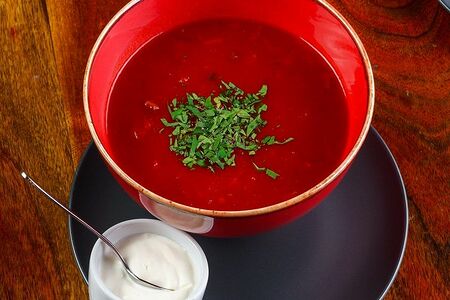 Борщ с говядиной