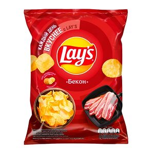 Чипсы Lays бекон