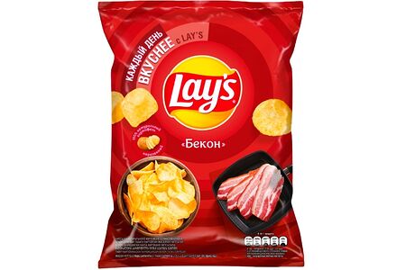 Чипсы Lays бекон