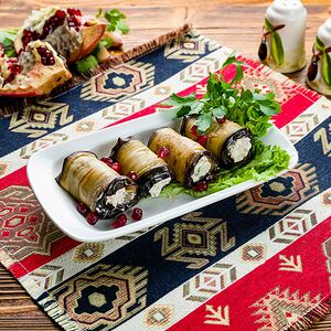 Рулет из баклажанов