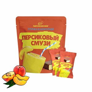 Конфеты Пирожникофф Птичка в шоколаде Персиковый смузи