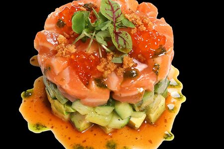 Тартар из лосося