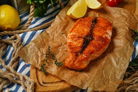 Стейк из семги