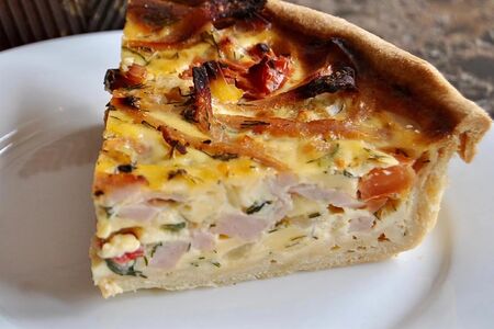 Киш с мясом