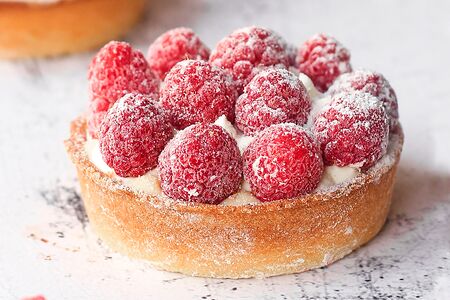 Тарталетка малиновая