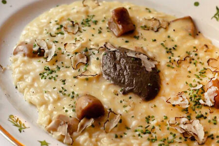 Ризотто с грибами и трюфелем