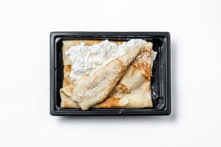 Блинчик с творогом