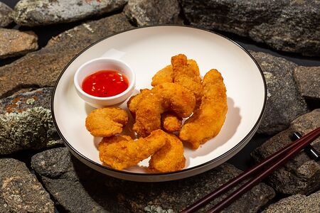 Креветки в кляре