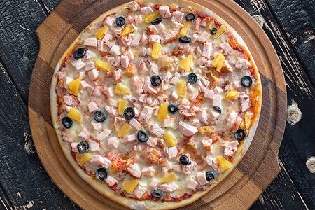 Пицца Гавайская (тонкое тесто)