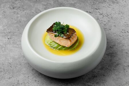 Лосось, бер блан нуазет