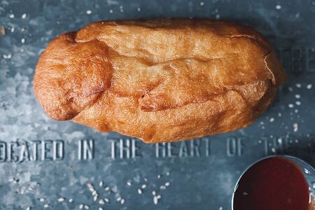 Пирожок с картошкой жареный