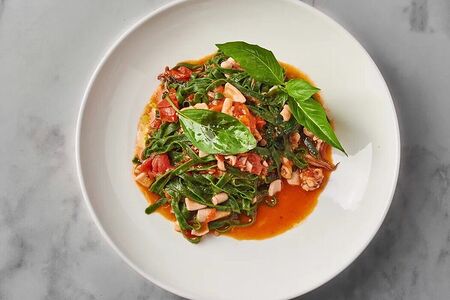 Таглиолини с кальмаром