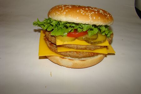 Бургер гриль говяжий двойной L