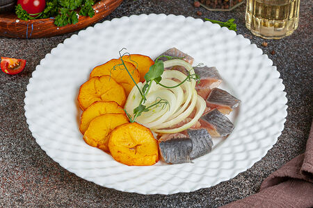 Сельдь с картофелем