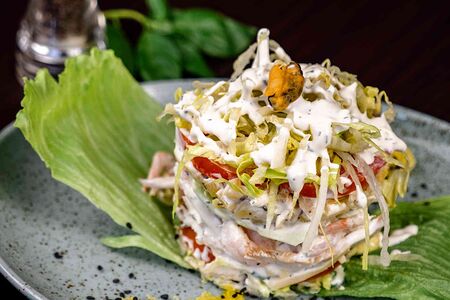 Салат Пизанская башня