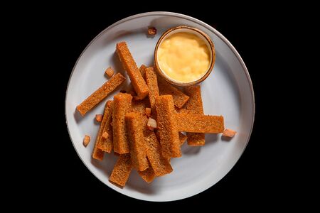 Гренки чесночные