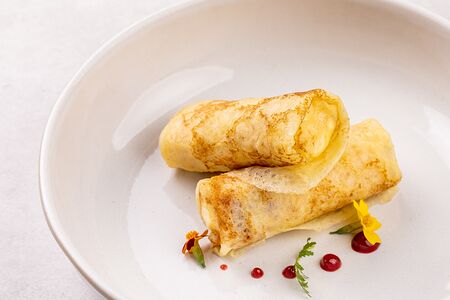 Блинчики с творогом