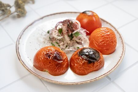 Помидоры на мангале