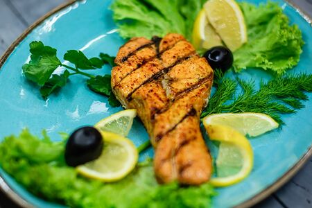 Стейк из семги