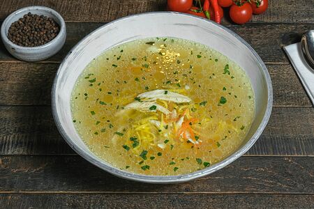 Куриный суп с овощами