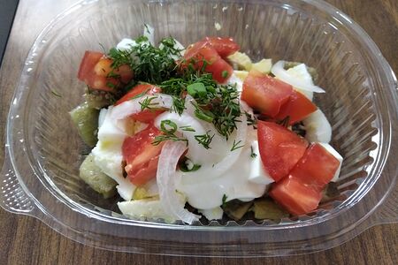 Салат с баклажанами