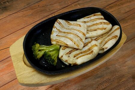 Кальмар на гриле