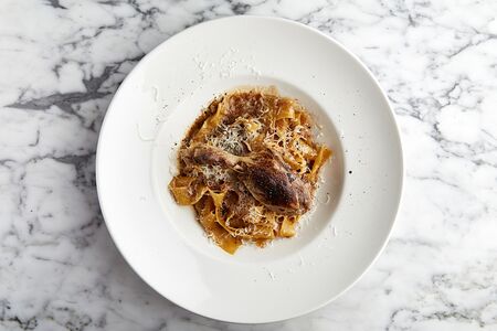 Паппарделле с томлёной уткой