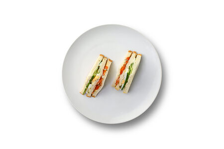 Сэндвич с лососем