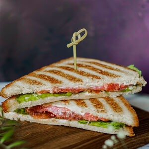 Сэндвич с семгой